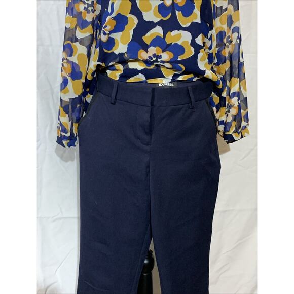 Cabi Floral Blouse Nwot Women’s Small Express Navy Pants Size 2 Lot - Picture 3 of 10